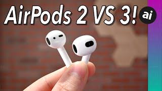 AirPods 2 VS AirPods 3 Full Compare [upl. by Anilegna]