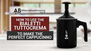 How to Use the Bialetti Tuttocrema Milk Frother [upl. by Meeki717]