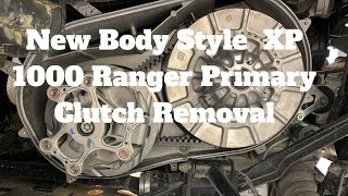 How to remove the Polaris XP 1000 Ranger Primary Clutch [upl. by Enirol508]