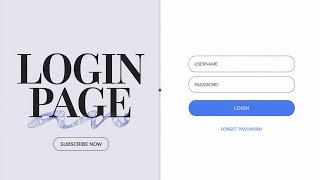 Create a Login Form Using HTML  Login Form  html5 [upl. by Amandi]