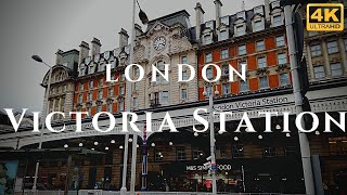 London Victoria Station Walk Through England 4K [upl. by Eldwen163]