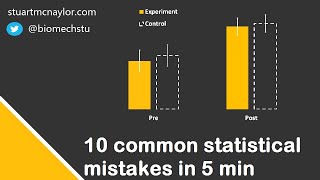 Ten Statistical Mistakes in 5 Min [upl. by Odiug]