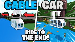 NEW CABLE CAR TUTORIAL  Build a boat for Treasure [upl. by Eidlog]