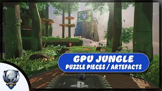 Astros Playroom  All Puzzle Pieces and Artefacts in GPU Jungle [upl. by Auqenet]