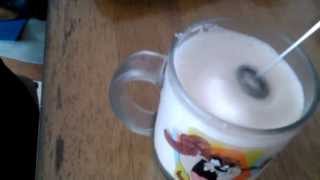 Aerolatte Review Frothing Cold Milk In Under 1 Minute [upl. by Deny]